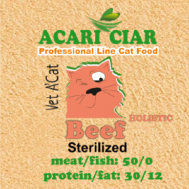 ACARI CIAR VET A CAT BEEF HOLISTIC STERILIZED